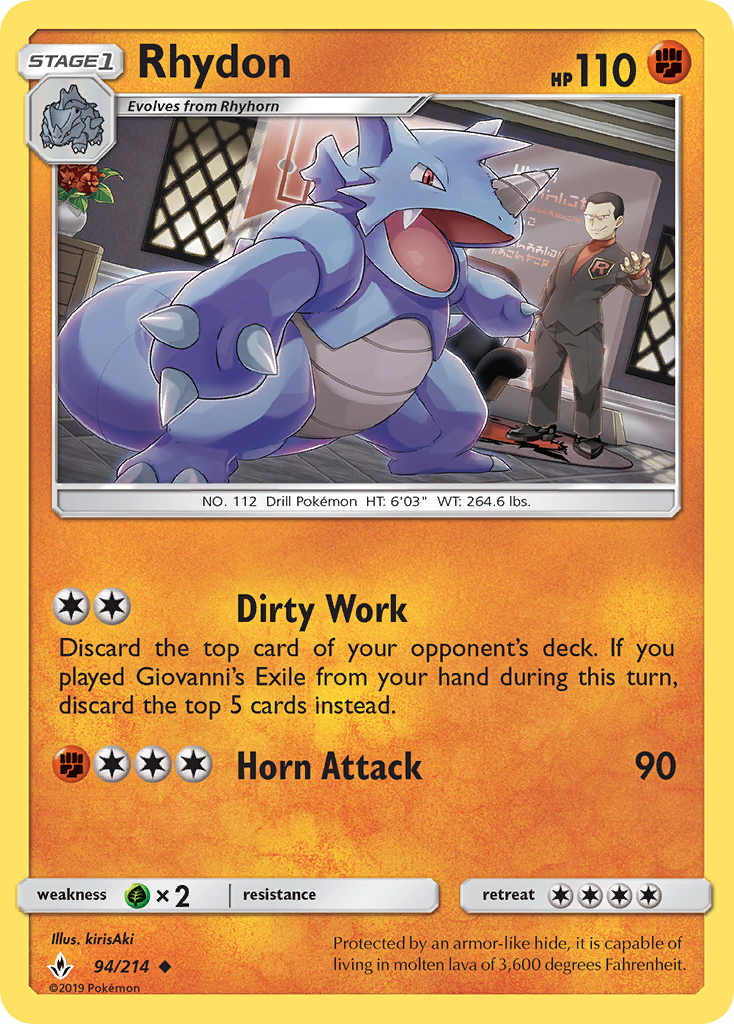 Rhydon card