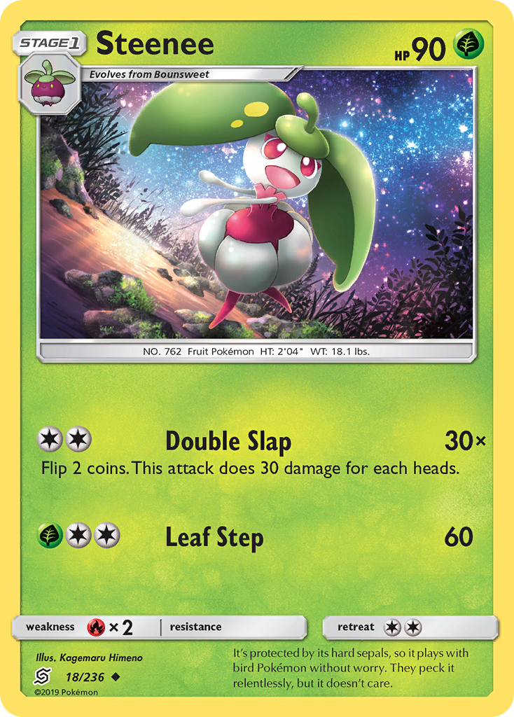 Steenee card