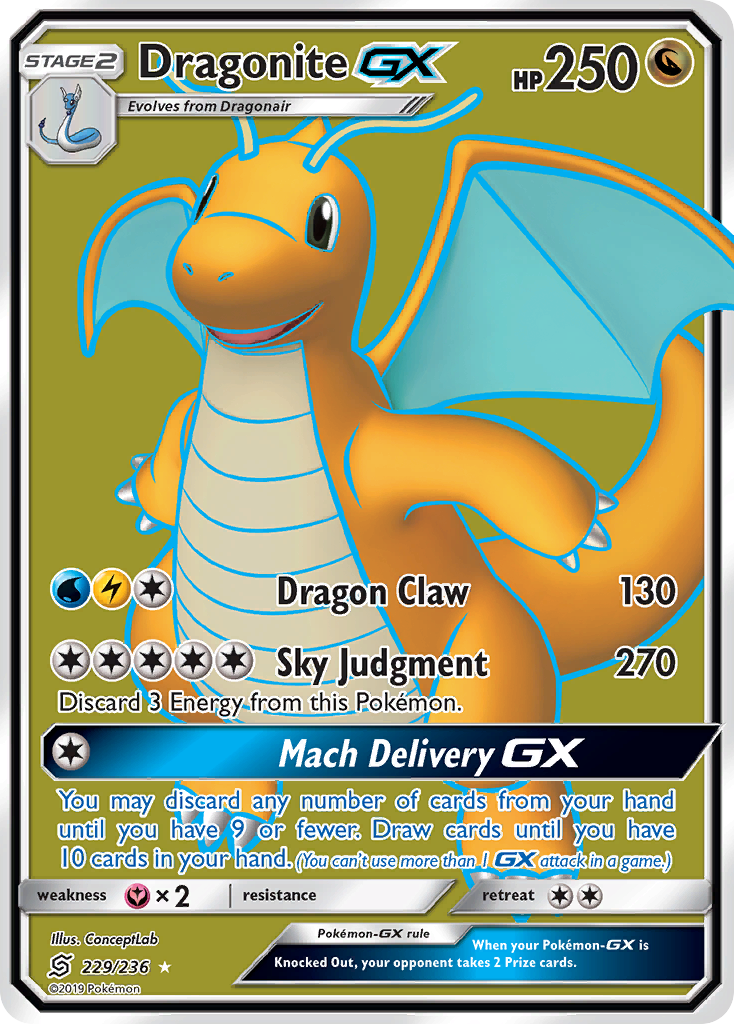 Dragonite GX card