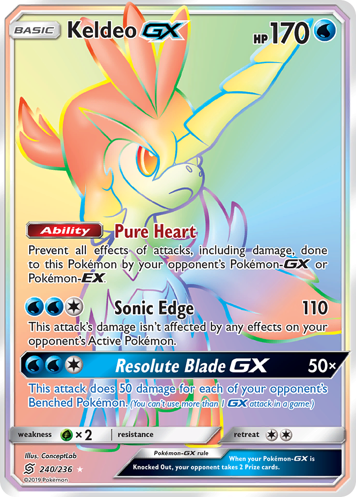 Keldeo GX card