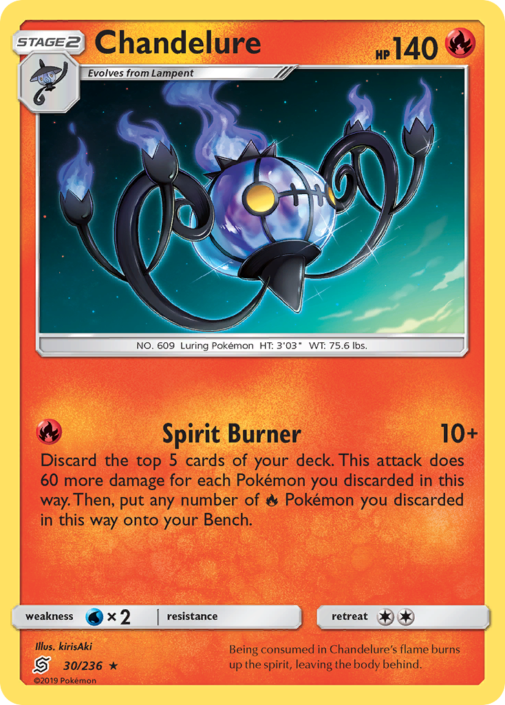 Chandelure card