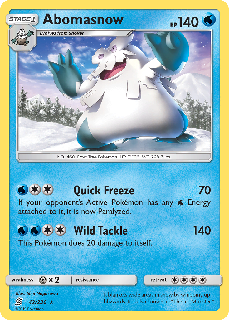 Abomasnow card