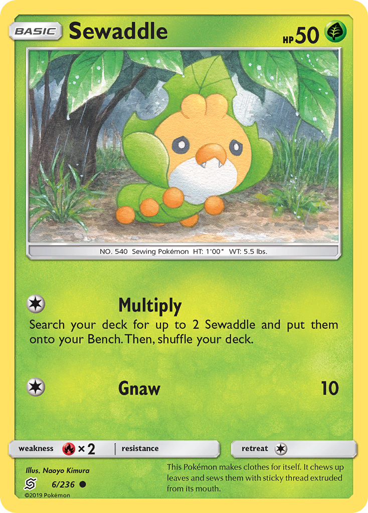 Sewaddle card