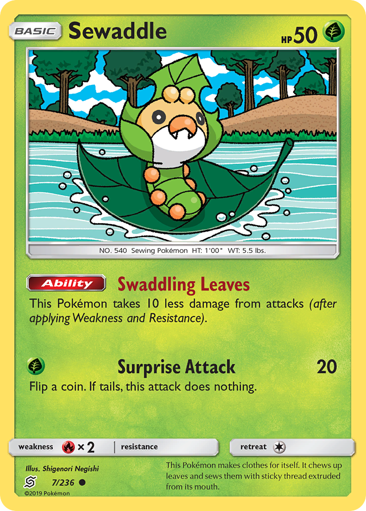 Sewaddle card