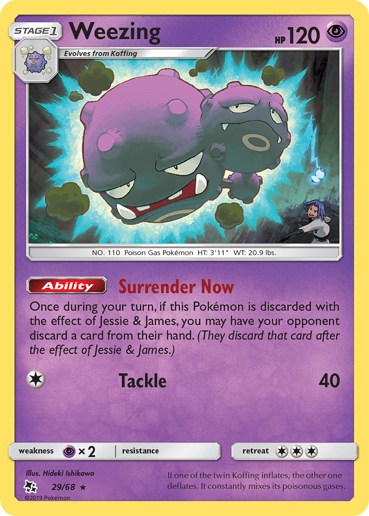 Weezing card