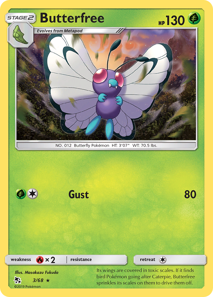 Butterfree card