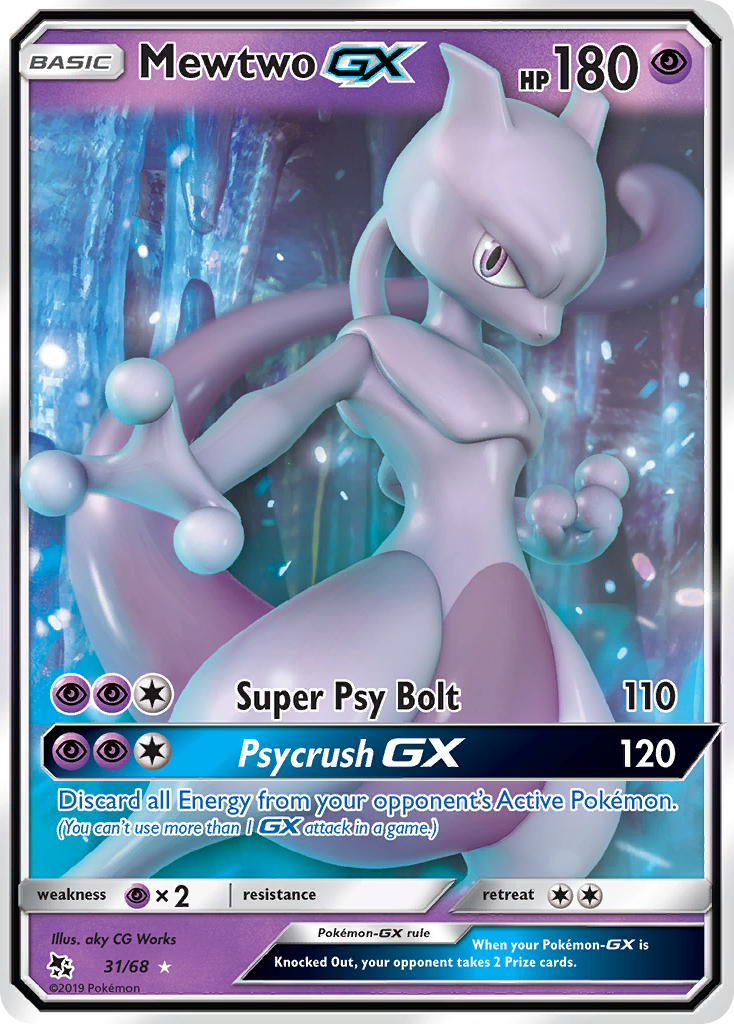 Mewtwo GX card