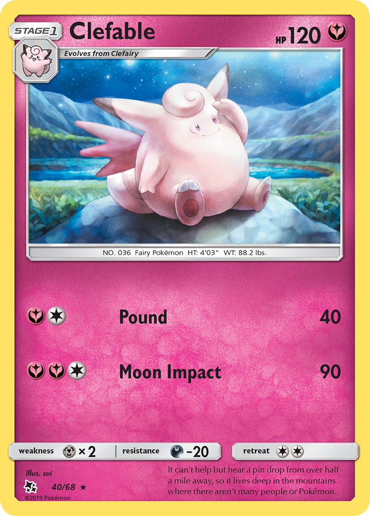 Clefable card