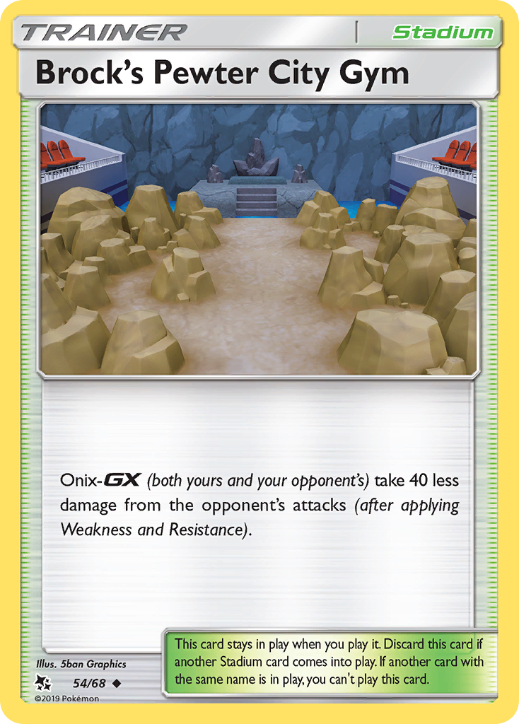 Brock's Pewter City Gym card