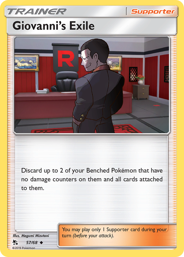 Giovanni's Exile card