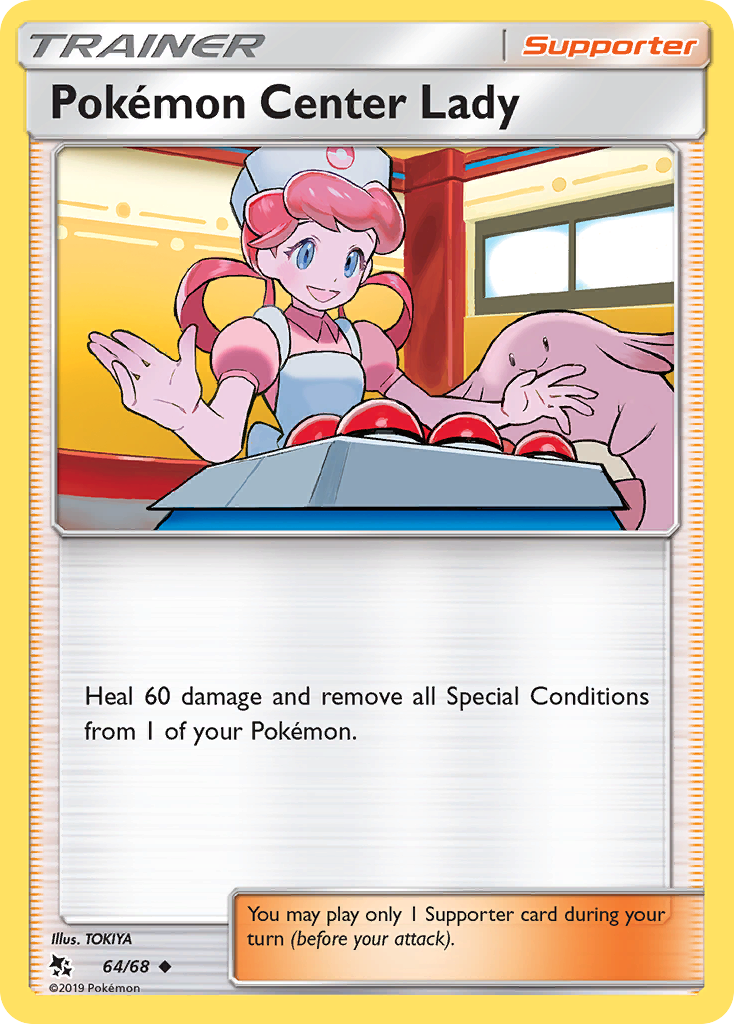 Pokémon Center Lady card