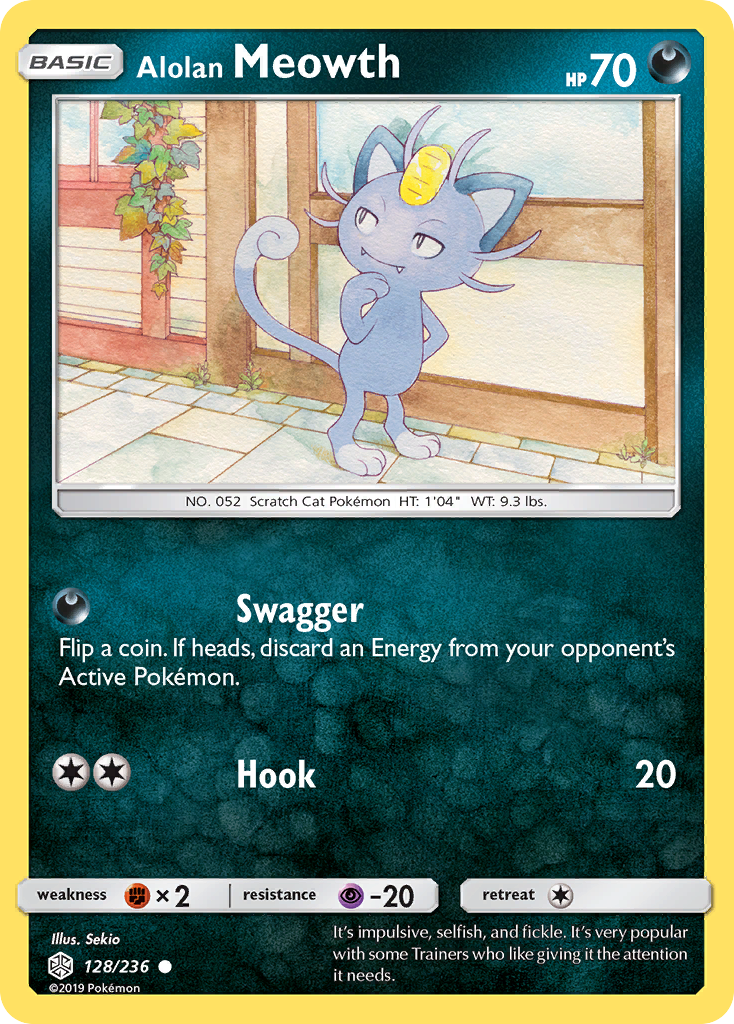 Alolan Meowth card