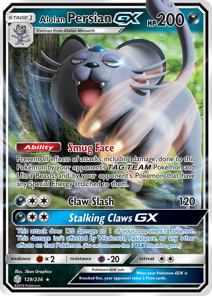 Alolan Persian GX card