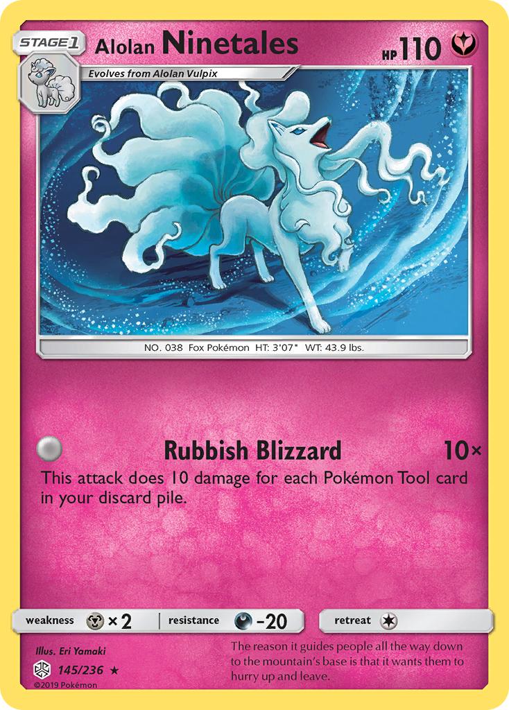 Alolan Ninetales card