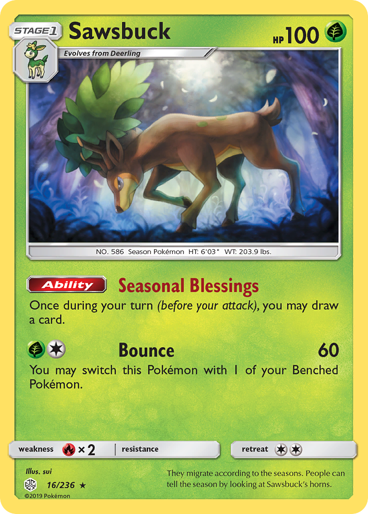 Sawsbuck card