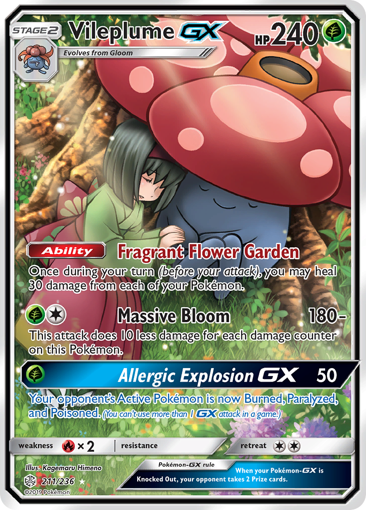 Vileplume GX card