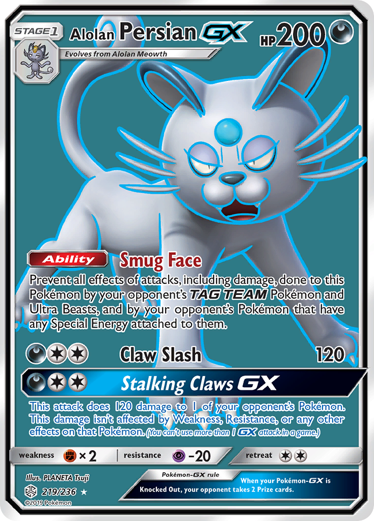 Alolan Persian GX card