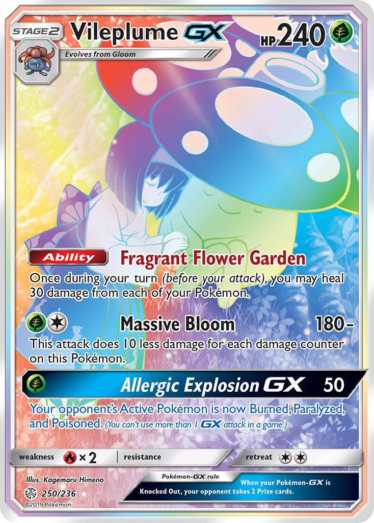 Vileplume GX card