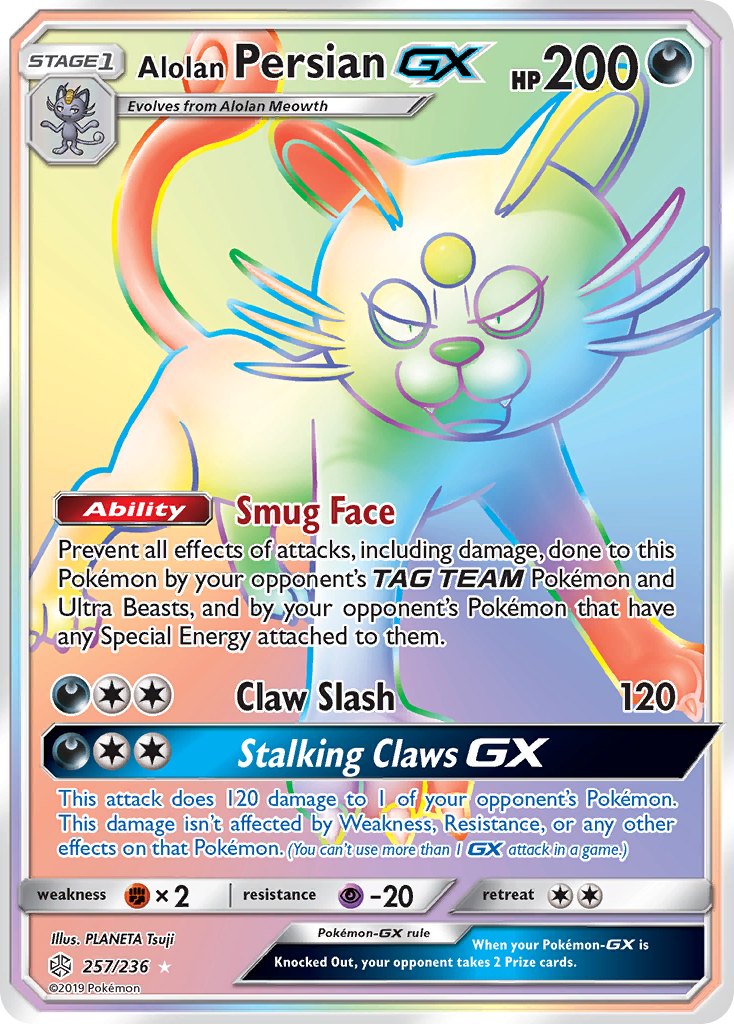 Alolan Persian GX card