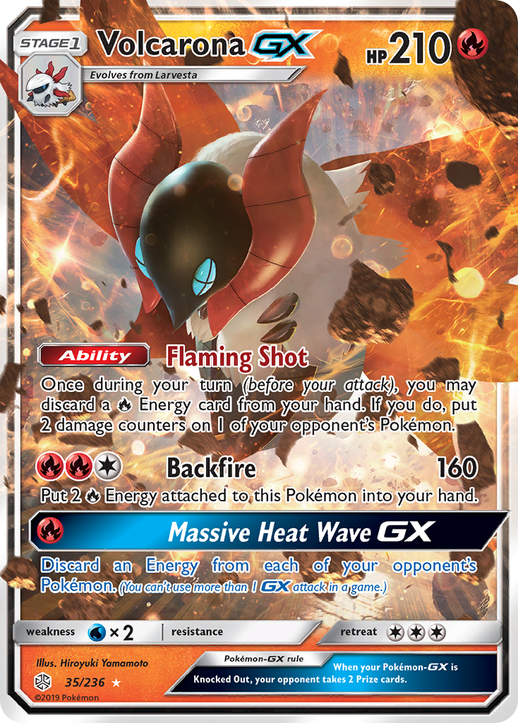 Volcarona GX card