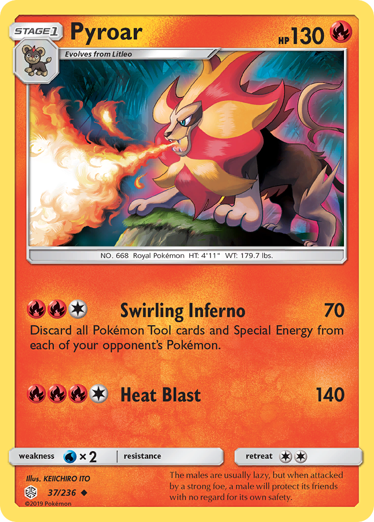 Pyroar card