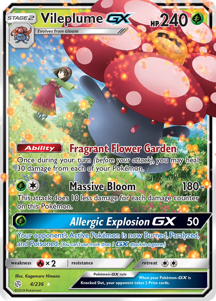 Vileplume GX card