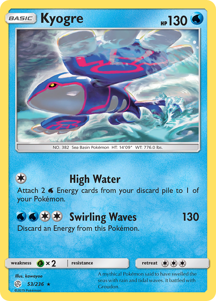 Kyogre card