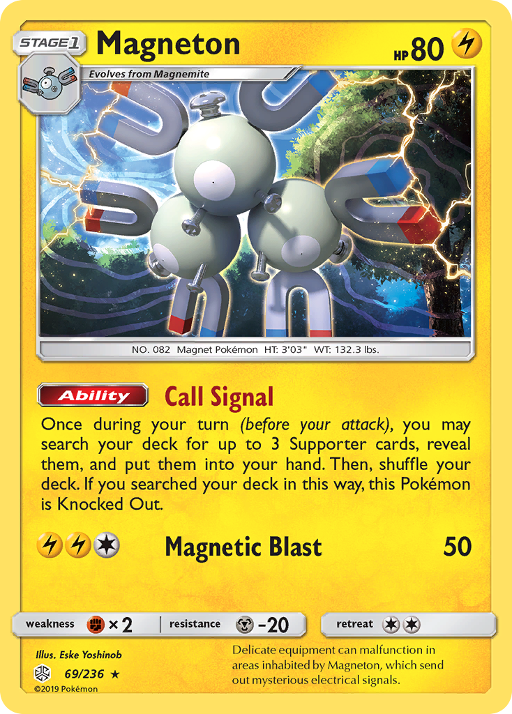 Magneton card