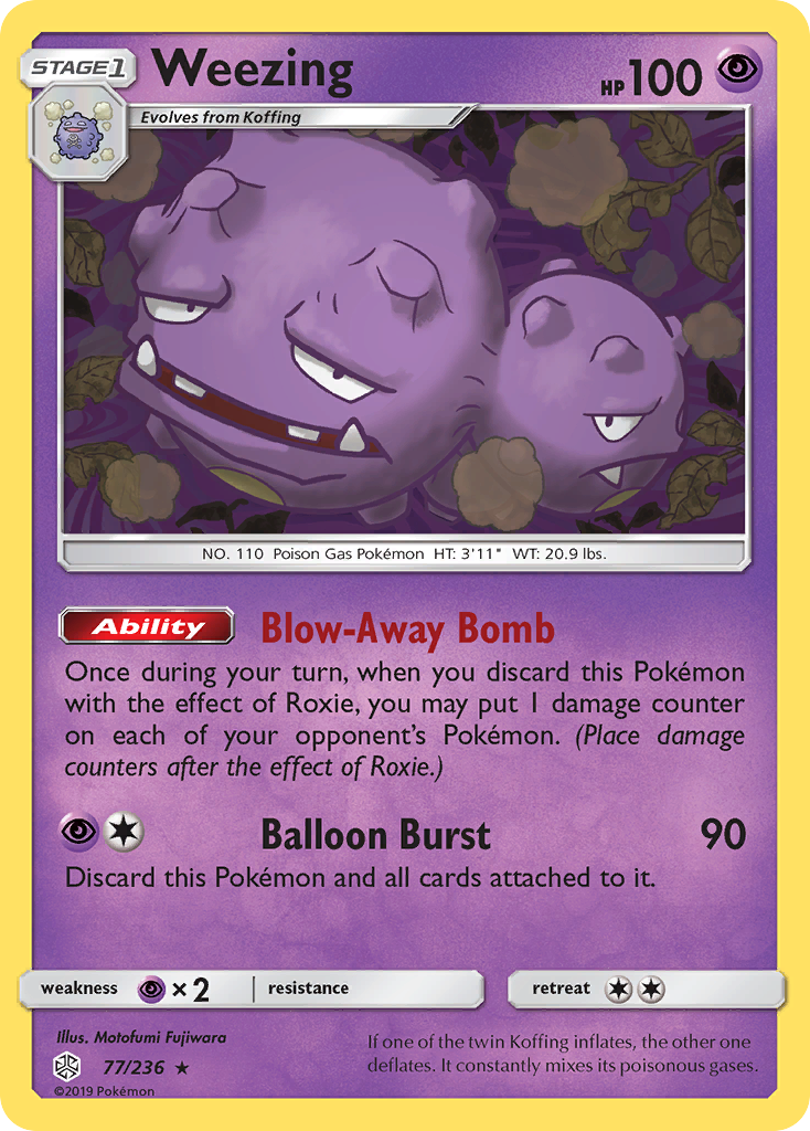 Weezing card