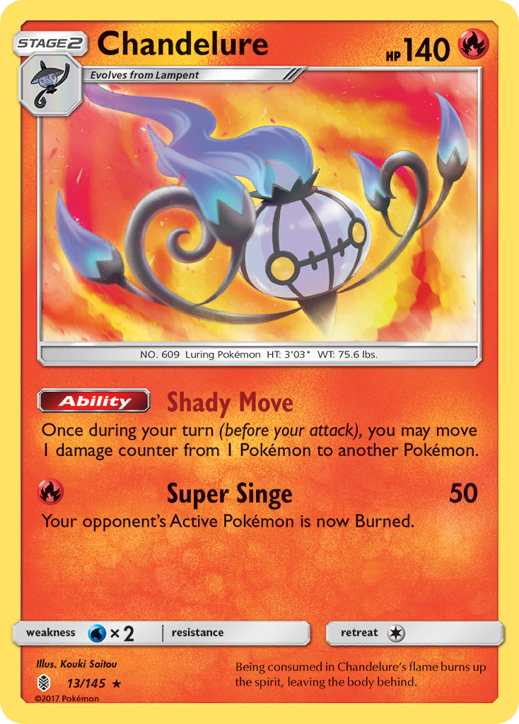 Chandelure card