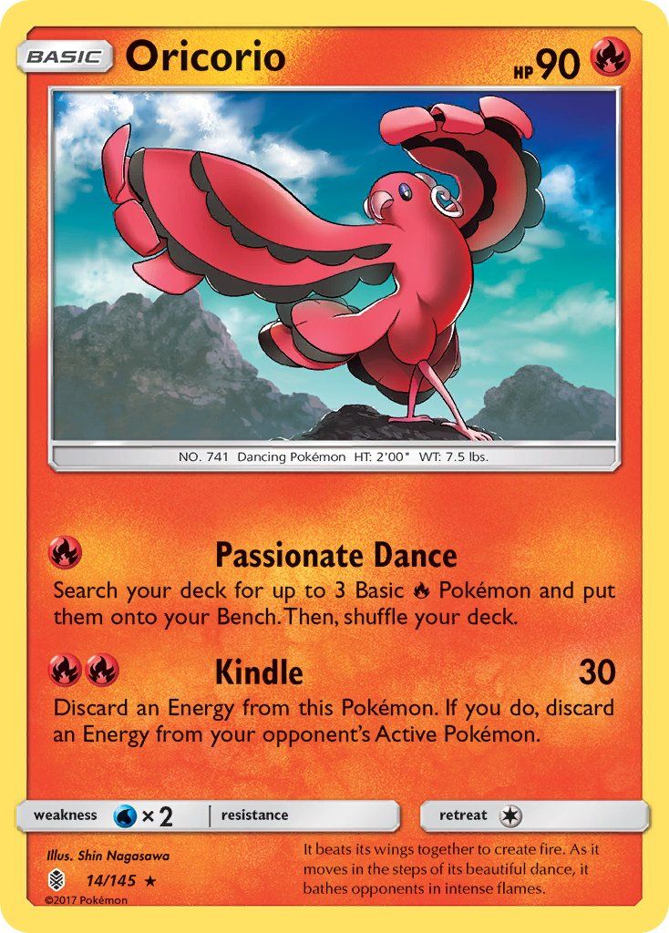 Oricorio card