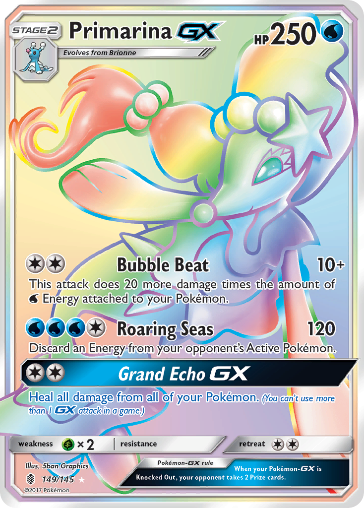 Primarina GX card