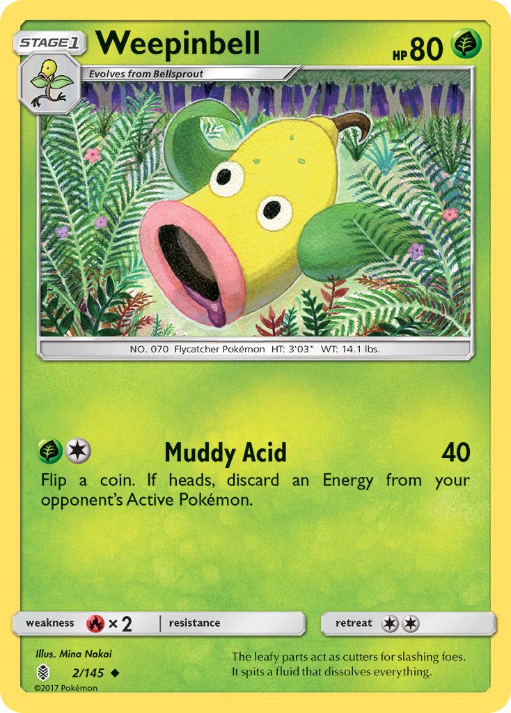 Weepinbell card