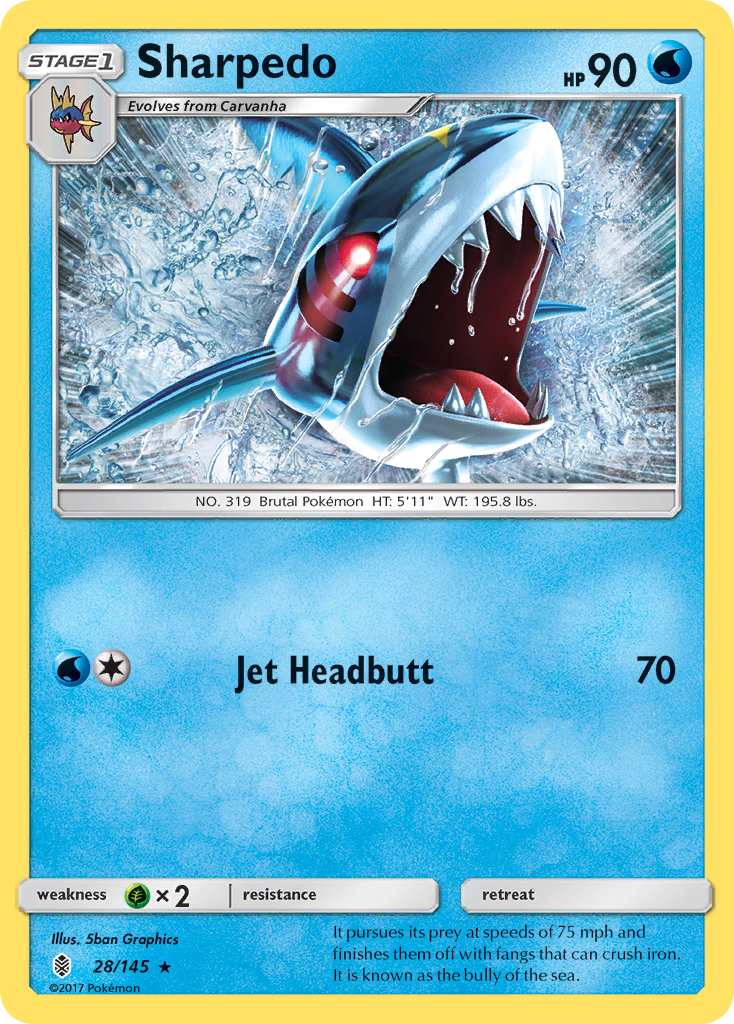 Sharpedo card