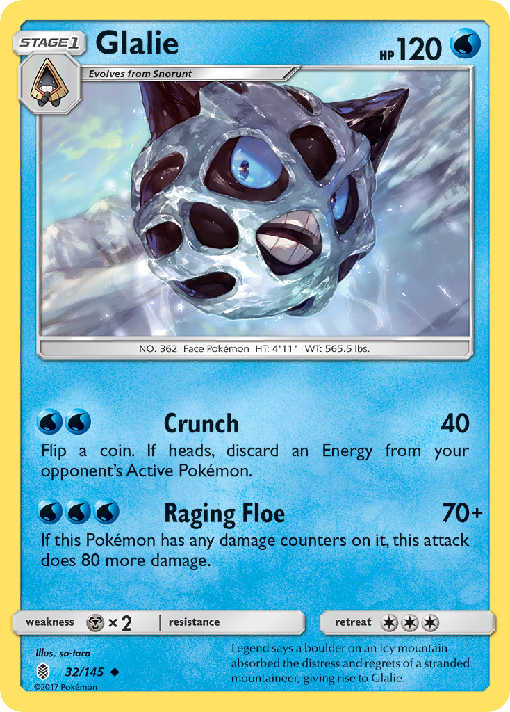 Glalie card