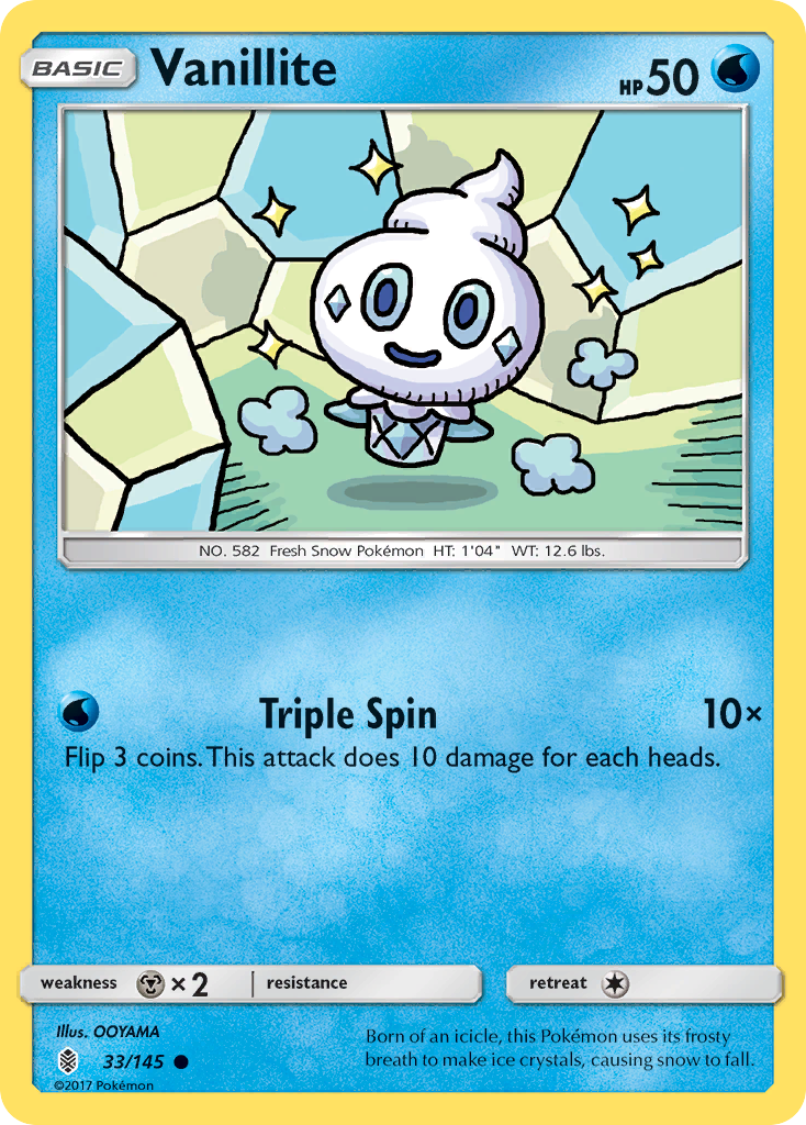 Vanillite card