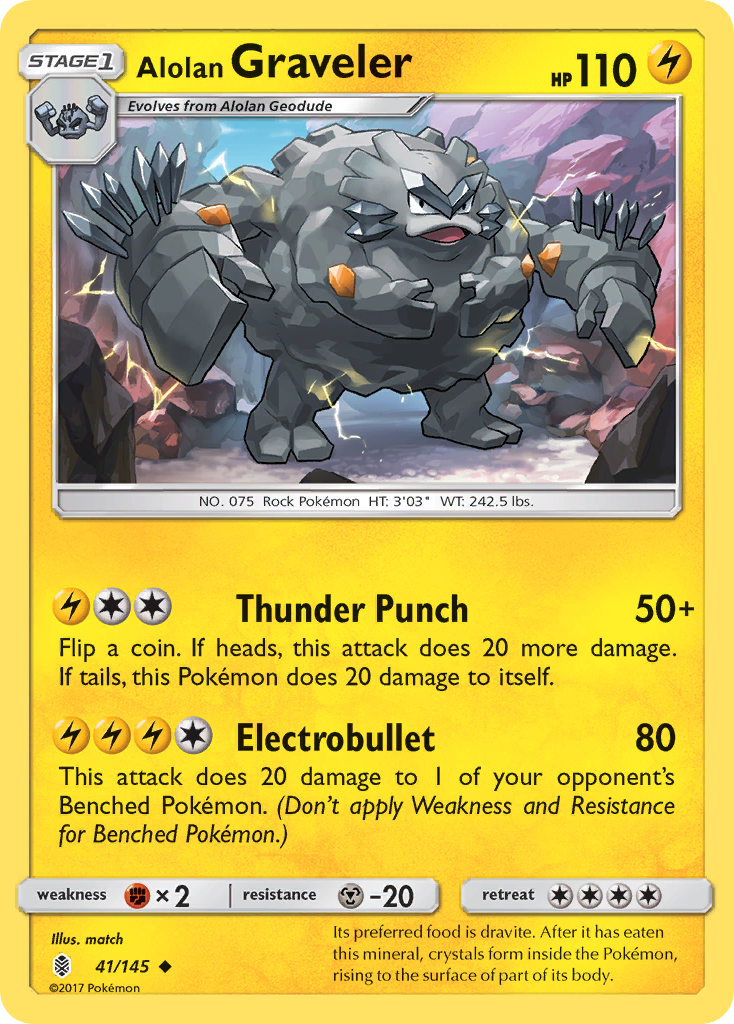 Alolan Graveler card