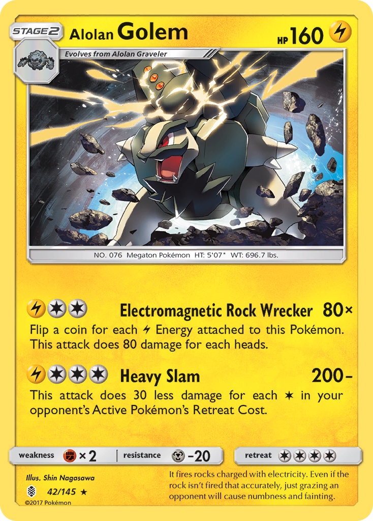 Alolan Golem card