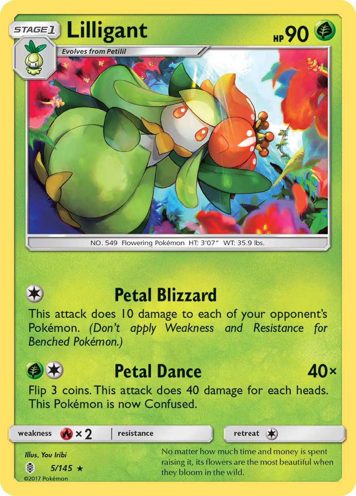 Lilligant card