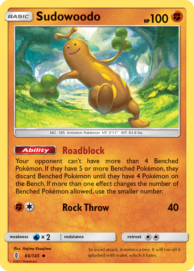 Sudowoodo card