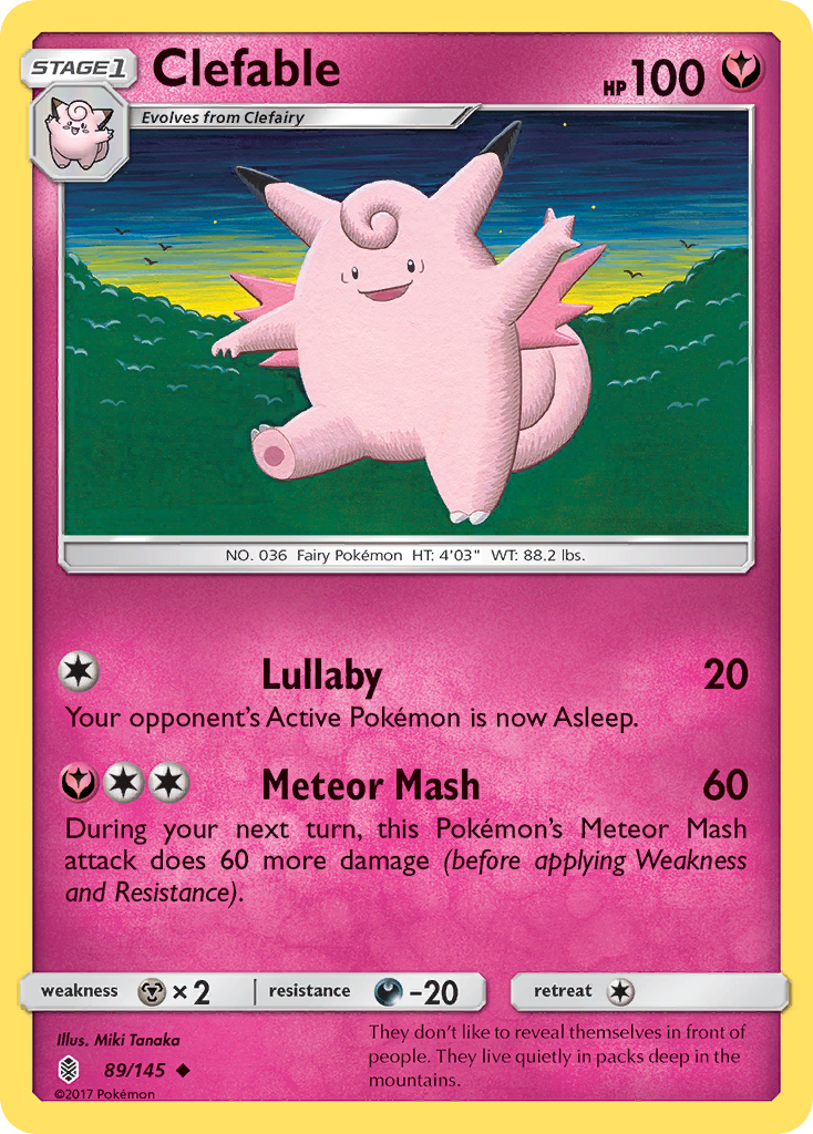 Clefable card