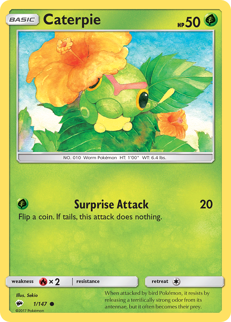 Caterpie card