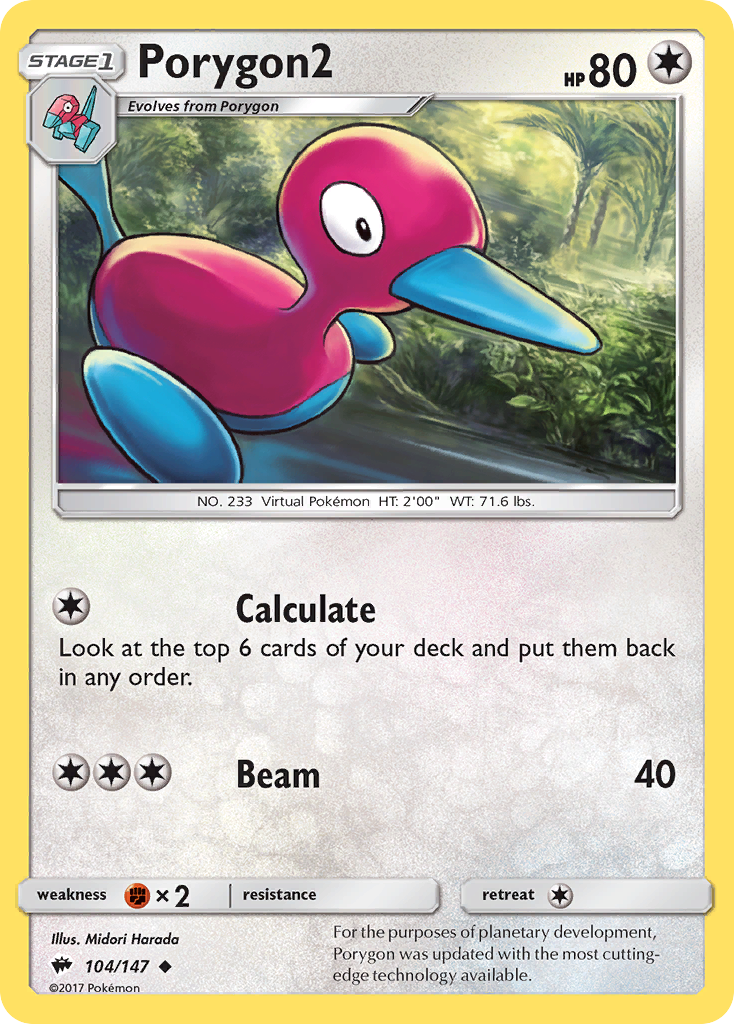 Porygon2 card