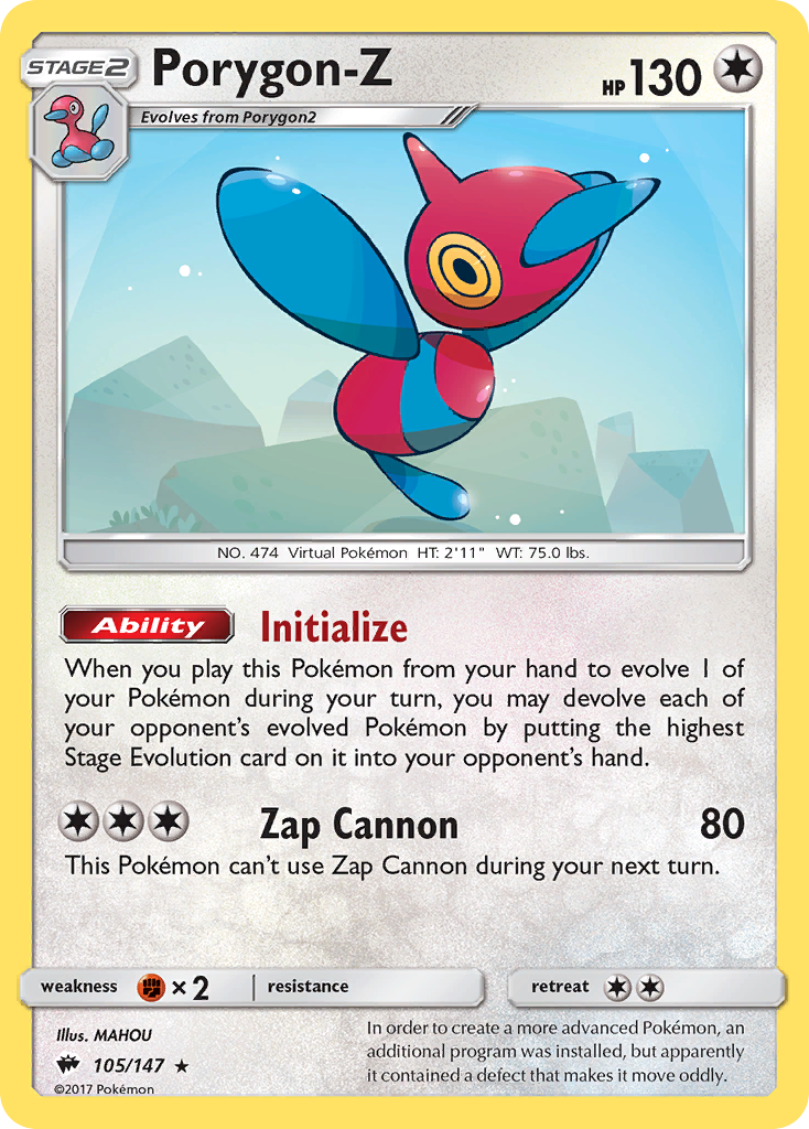 Porygon-Z card