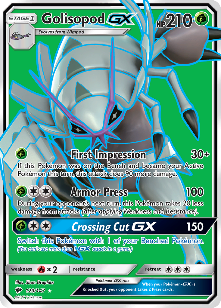 Golisopod GX card