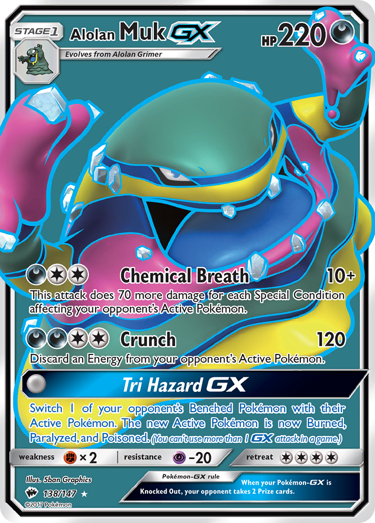 Alolan Muk GX card