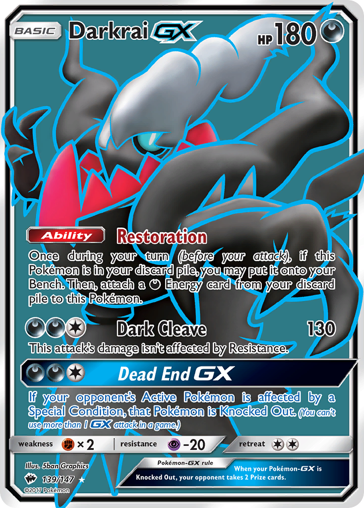 Darkrai GX card