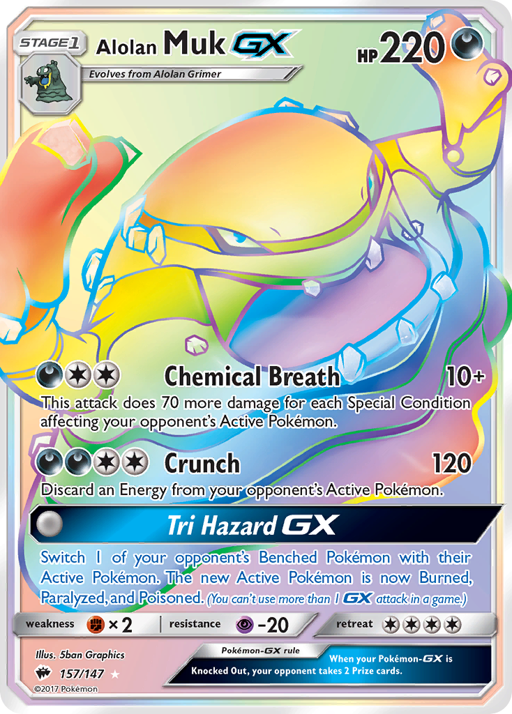 Alolan Muk GX card