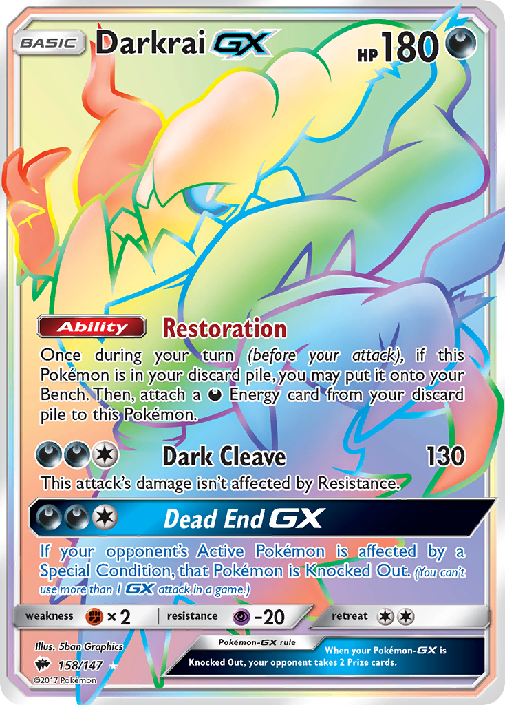 Darkrai GX card