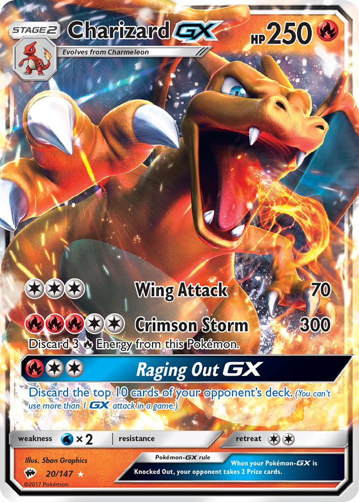 Charizard GX card